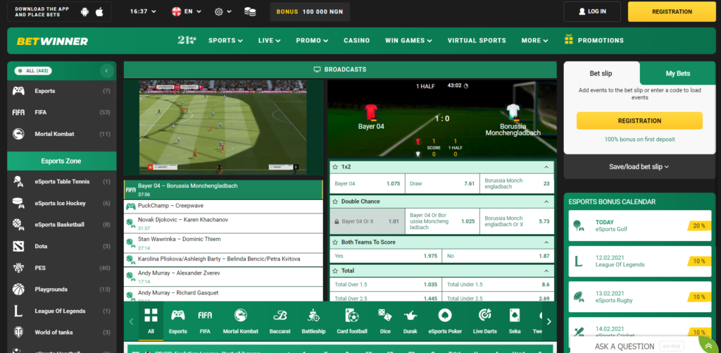 Explore the Excitement of Betwinner's Casino Games